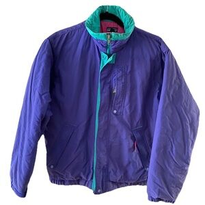 Vintage Patagonia Purple teal ski Jacket adult small
